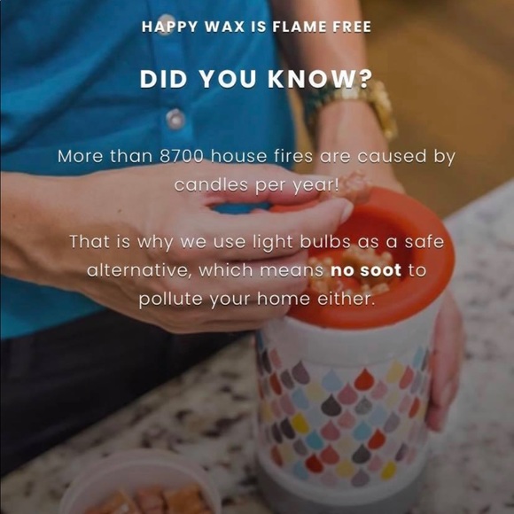 Happy Wax Mod Wax Warmer - Gray Linen - Picture 7 of 7